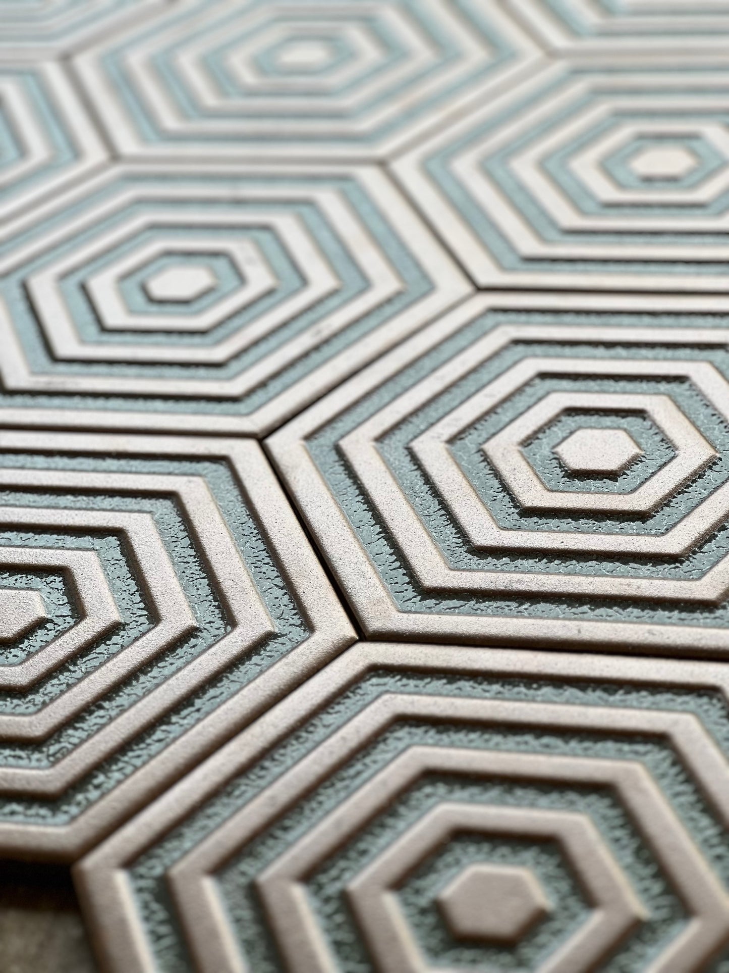 198x228 VICTORIA HEX TURQUOISE