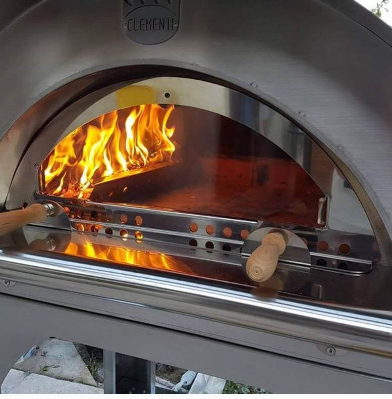 CLEMENTI FAMILY/2 PIZZA OVEN 60X60 ANT/GREY
