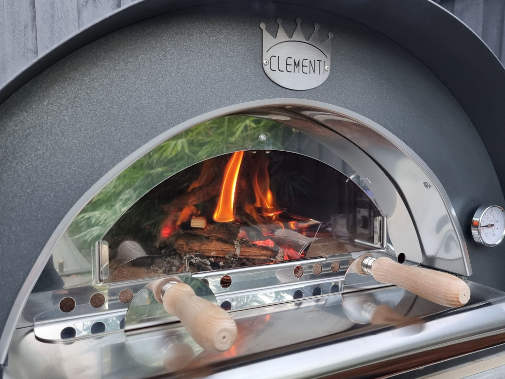 CLEMENTI FAMILY/2 PIZZA OVEN 60X60 ANT/GREY