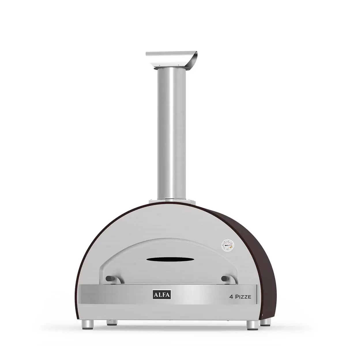 ALFA 4 PIZZE OVEN TOP WOOD-COPPER