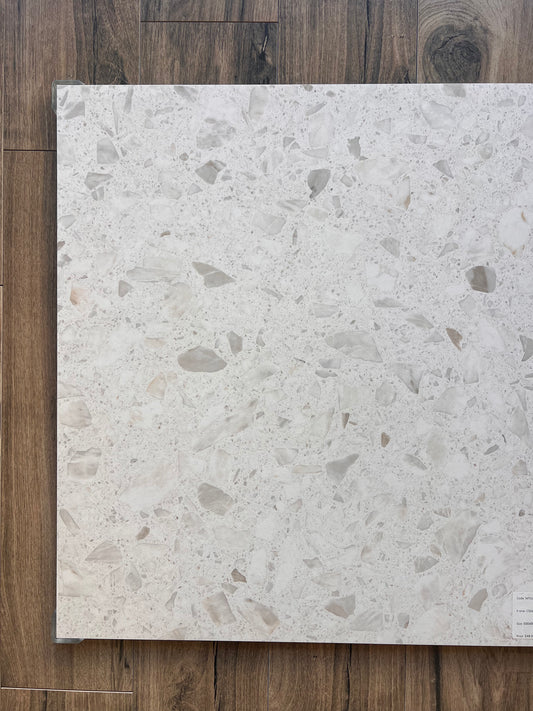 600x600 TERAZZO WHITE SATIN