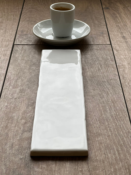 75x300  WHITE GLOSS WAVED