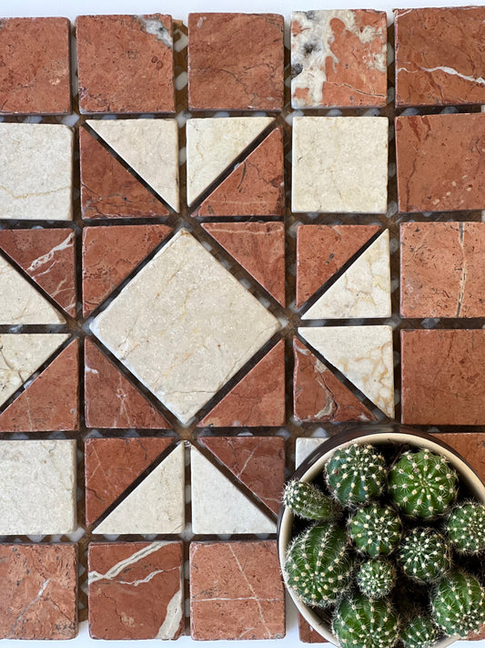 300X300 ROSSO/CREAM 03/02    D